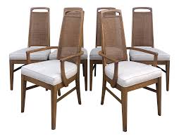 You might be wondering, are dining benches practical? Mid Century Set Of 6 Cane Back Dining Chairs By Broyhill Chairish