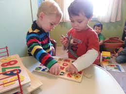 Toys for independent play can be anything that babies, toddlers, or preschoolers play can play with on their own associative play is how many children begin to make real friendships. Toddlers Playing Together And Learning To Ditch The Diaper Everyday Miracles Family Child Care Home