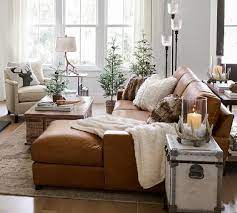 Maybe you would like to learn more about one of these? Turner Square Arm Leather Sofa With Chaise Sectional Pottery Barn Leather Couches Living Room Brown Living Room Leather Sofa Living Room