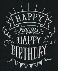 Maybe you would like to learn more about one of these? Machine Embroidery Designs At Embroidery Library New This Week Happy Birthday Chalkboard Happy Birthday Design Birthday Chalkboard Art