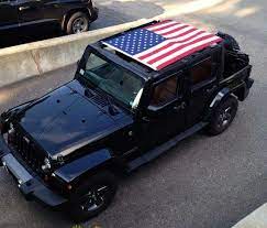 Jeep Wrangler American Flag Sun Screen Top Jeep Cars Jeep Mods Jeep Jk