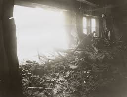 The empire state building can be viewed through a hole in the roof of a penthouse on 33rd street, new york, in this july 28, 1945 photo. The Empire State Plane Crash July 28 1945 Nyc Department Of Records Information Services