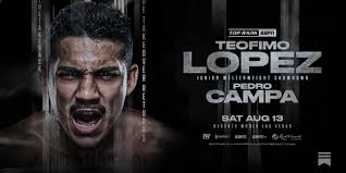 The updated daily fight schedule