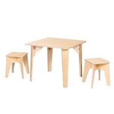 Adorable wooden children set of table and two chairs chairs with shape of bear, love the grayish shade of solid wood very sturdy and good condition wooden wolf table and two moose chairs set will be their favorite gift this year! Wooden Kids Table And Stools Kids Table And Chairs Kids Wooden Table Modern Kids Table