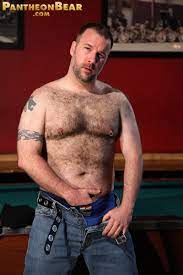 Chubby hairy man Mark Bishop by Pantheon Bear