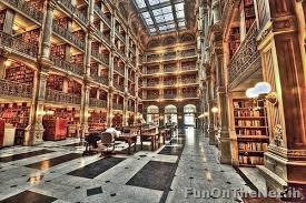 Ajorbahman S Collection 10 Best Libraries In The World Peabody Library George Peabody Library Grand Library
