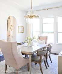Different sizes, styles, and types of dining room furniture sets. Spring Home Tour Decor Gold Designs Elegant Dining Room Elegant Dining Room Furniture Luxury Dining Room