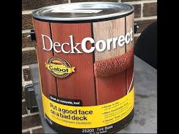 When it comes to choosing the right treatment for your wood surfaces, the only choice left to make comes down to color. Product Review Deck Correct By Cabot Youtube