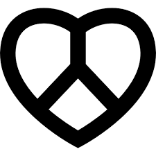 Love And Peace Symbol Free Vector Icons Designed By Freepik In 2020 Peace And Love Peace Symbol Peace