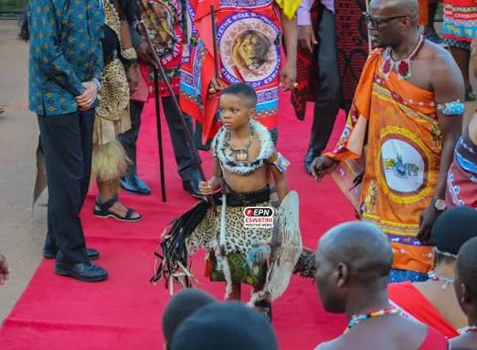 BAYETHE WENA WAPHAKATHI: His Majesty King Mswati III has arrived for his  57th birthday celebration at the King Sobhuza II Stadium in Nhlangano. He  entered the arena in a beautifully decorated car