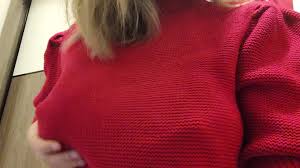 Even through a thick sweater..