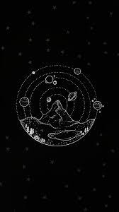 Illustration Font Circle Black And White Astronomical Object Iphone Wallp Black And White Wallpaper Iphone Iphone Wallpaper Stars Black Aesthetic Wallpaper