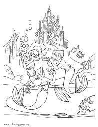 Little mermaid flounder coloring pages. The Little Mermaid Coloring Pages Coloring Home