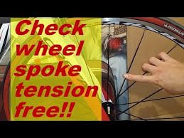 How To Wheel Spoke Tension Check Using A Phone App Free Venzo Road Bike Mavic Parktool Truing