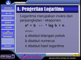 Logaritma Kelas X Semester 1 Penyusun Drs Yusfik Anwari Ppt Download