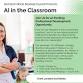 AI in the Classroom event image