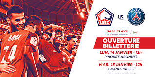 Billetterie Ouverture Losc Psg Lille Losc