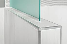 Schluter Rondec Bullnose Trim 1 2in Aluminum Brush Chrome Tile Edge Room Wall Tiles Bullnose Tile