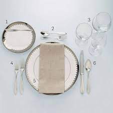 (the oyster fork is the only fork placed to the right of the setting if it will be used.) Pin On Tischdekorationen Servietten