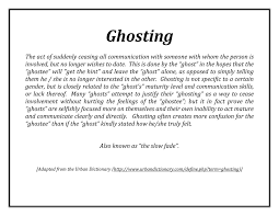 Ghosting is a colloquial term which describes the practice of ending all communication and contact with a partner, friend, or similar individual without any apparent warning or justification and subsequently ignoring any attempts to reach out or communication made by said person. Ghosting A K A The Slow Fade Is An Immature Move By Cowardly People Who Are Afraid That Directness And Blunt Co Ghosting Someone Sassy Quotes Feeling Lonely