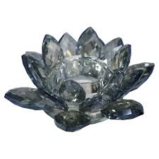 This tealight holder set is made from natural himalayan salt crystals hand mined in the himalayan mountains. Sagebrook Home Crystal Lotus Votive Candle Holder Walmart Com Walmart Com