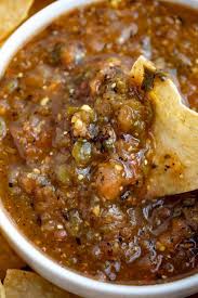 Grill or roast the corn on an open flame until blistered and has charred marks at various places. Chipotle Tomatillo Green Chili Salsa Copycat Dinner Then Dessert