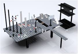 Welding Table Welding Tables With T Slot System Clamping Elements Forster Welding Systems Welding Table Welding Table Diy Welding Tables
