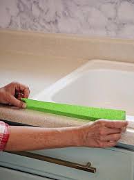 How To Paint Old Vinyl Floors To Look Like New Tile Painting Laminate Painting Laminate Countertops Laminate Countertops