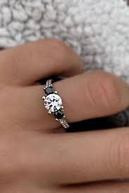 White ring sight on left and usss rblack ring sight on right. 24 Unique Black Diamond Engagement Rings Oh So Perfect Proposal