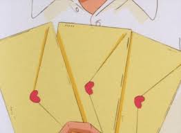 Ela gosta muito de ilustrações que mostram só algumas. Uwunini Love Letter Mb Aesthetic Anime Yellow Aesthetic Pastel Yellow Aesthetic