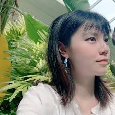 イヤリングブルーとイエローの鳥の刺繍手作りイヤリングギフト ボックス ギフト