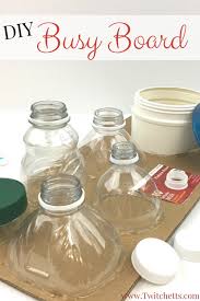 Preschool Busy Board Recycled Kids Activity Fine Motor Activities For Kids Recycling For Kids Fine Motor Skills Activities