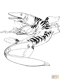 Dinossauro Mosassauro Dinosaur Coloring Pages Dinosaur Coloring Coloring Pages