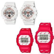 Four models will be launched on april 24, 2020, in black, white, red and black/red. G Shock Baby G Collaboration Lover S Collection 2020 From Japan
