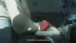 Zombies Relentlessly Spitroasting Ada Wong