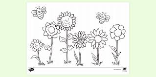 Fresh spring flowers, ribboned bouquets, and flower some of these bouquets are a bit tricky for tiny children, yet they love coloring flowers. Free Flowers Colouring Pages Primary Flower Colouring In