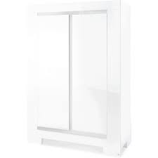 Badezimmer schrank montreal 131 cm weiß hochglanz fronten regel schrank hochschrank schrank möbel. Kleiderschrank Sky 2 Turig Weiss Hochglanz Pinolino Mytoys