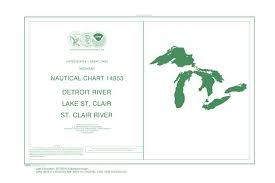 Amazon Com Noaa Chart 14853 Detroit River Lake St Clair