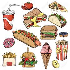 Maybe you would like to learn more about one of these? Fast Food Background Snack Collection Junk Food Vector Illustration Royalty Free Cliparts Vectors And Stock Illustration Image 93887260
