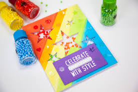 A handmade shaker card is a staple in the card making world. Rainbow Shaker Card Handmade Birthday Cards Shaker Cards Card Craft