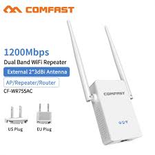 Comfast Cf Wr755ac 1200mbps Wifi Repeater Wifi Wifi Extender Router