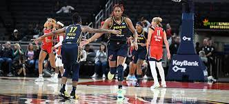 Game Recap: Fever Roll Over Mystics for First Home Win This Season