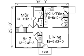 27x30 house plan 27x30 house plans. Ranch Style House Plan 2 Beds 1 Baths 800 Sq Ft Plan 57 242 Houseplans Com