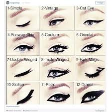 Doch leider sind nicht alle frauen. 12 Eyeliner Varianten Eyeliner Auftragen Eyeliner Make Up Augen