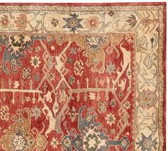 Pottery barn kailee rug, 8 x 10, porcelain blue, gently used. Channing Persian Rug Pottery Barn