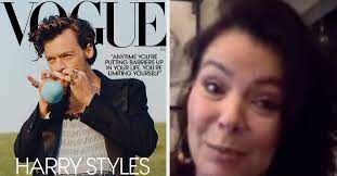 Harry Styles Mom Reacted To His Vogue Cover After Conservatives Freaked Out About Him Wearing A Dress