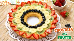 Per le crostate alla frutta, moltissimi puntano sulla frutta e sulla disposizione della stessa. Crostata Di Frutta Ricetta Facile Pasta Frolla E Crema Pasticcera Fruit Tart Youtube