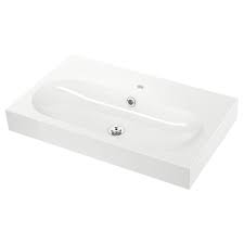 Braviken Mosdo Feher 80x48x10 Cm Ikea Waschbecken Waschbecken Waschbeckenschrank