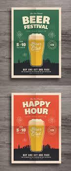 Happy Hour Beer Festival Flyer Template Ai Psd Flyer Vorlage Flyer Oktoberfest