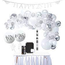 Anniversary party decorations and supplies feature silver plating and themes including 25th anniversary calligraphy in honor of this celebrated milestone. Ideas For A 25th Wedding Anniversary Party Beloved Blog